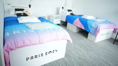 Los zapatos de Manacho y las camas de Paris 2024 son de Cartón Los zapatos de Manacho y las camas de Paris 2024 son de Cartón