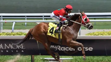 Jockey aprendiz venezolano logra su primer triunfo en Estados Unidos con un batacazo Jockey aprendiz venezolano logra su primer triunfo en Estados Unidos con un batacazo