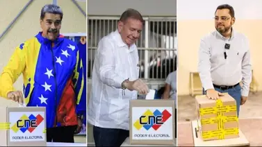 Candidatos a la Presidencia de Venezuela ejercieron su derecho al voto Candidatos a la Presidencia de Venezuela ejercieron su derecho al voto