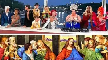 Organización de los Juegos Olímpicos dan la cara por parodia trasvesti con obra de Leonardo Da Vinci Organización de los Juegos Olímpicos dan la cara por parodia trasvesti con obra de Leonardo Da Vinci