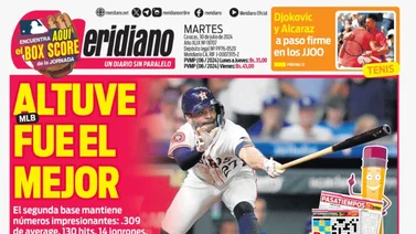 Esta es la edición del Diario Meridiano de este martes 30 de julio