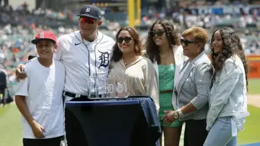 Así fue la reacción de Miguel Cabrera al ver el jonrón de su hijo (+Video) Así fue la reacción de Miguel Cabrera al ver el jonrón de su hijo (+Video)