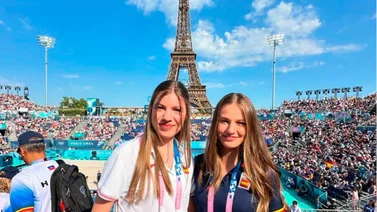 ¡Euforia deportiva! Princesa Leonor y la infanta Sofia viven al máximo los Juegos Olímpicos París 2024 