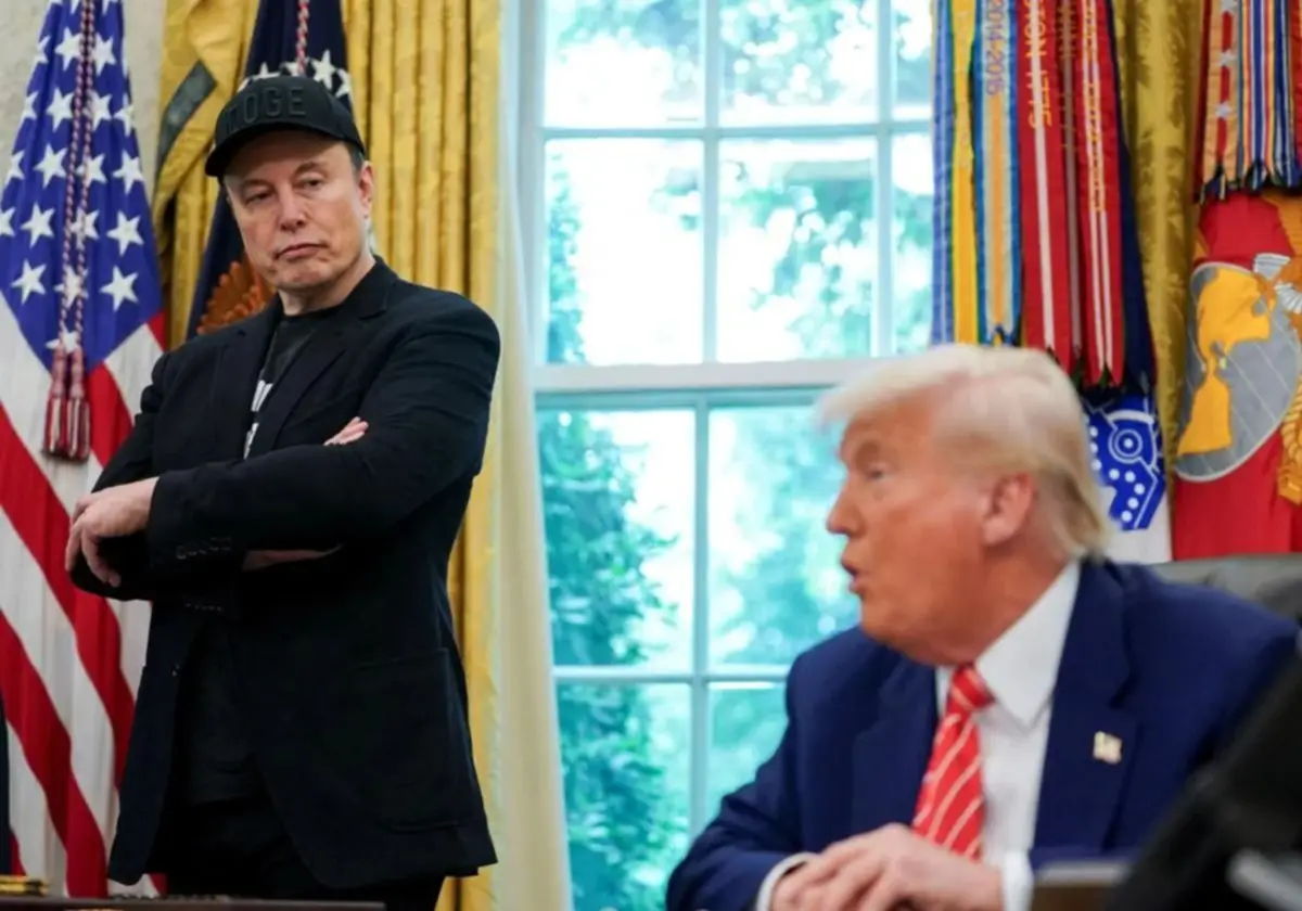 Donald Trump y Elon Musk conflicto