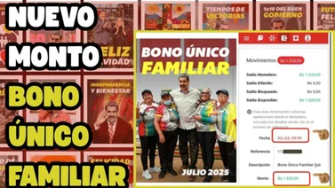 Bono Único Familiar julio 2025