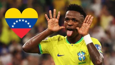 La modelo venezolana a la que Vinicius Jr. “quiere anotarle un gol” (+Video)