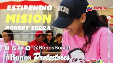 Estipendio Misión Robert Serra Sistema Patria