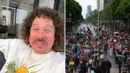 Luisito Comunica sale abucheado de una protesta en México (+Video)