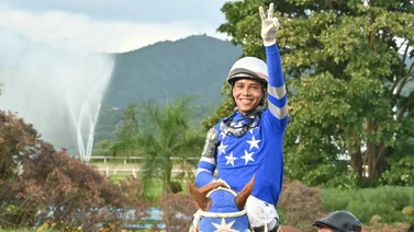 Jhonathan Aray: Doblete clásico y nuevo líder del meeting en La Rinconada