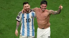 Rodrigo De Paul le da el "Sí" a Lionel Messi