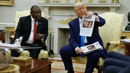 Trump elogia el inglés del presidente de Liberia sin saber que es idioma oficial