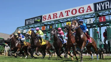¡Sorpresa en Saratoga! Mira como le fue al debutante millonario hijo de Into Mischief la tarde de este sábado