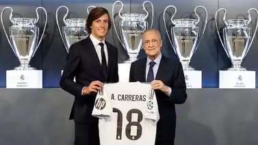 Presentación de Álvaro Carreras con el Real Madrid (+Detalles) Presentación de Álvaro Carreras con el Real Madrid (+Detalles)