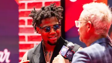 MLB: Ronald Acuña Jr. se luce en la alfombra roja del All Star Game con un brillante accesorio (+Video) MLB: Ronald Acuña Jr. se luce en la alfombra roja del All Star Game con un brillante accesorio (+Video)