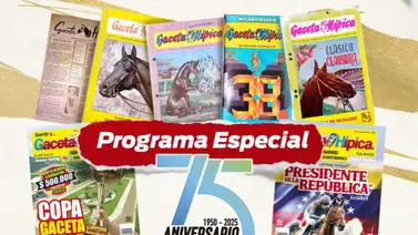 Gaceta Hípica celebra 75 años: programa especial, sorteo, clásico en La Rinconada y más… Gaceta Hípica celebra 75 años: programa especial, sorteo, clásico en La Rinconada y más…