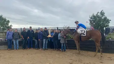 El jinete venezolano Keihton Natera consiguió la cifra histórica de 100 triunfos en Canadá El jinete venezolano Keihton Natera consiguió la cifra histórica de 100 triunfos en Canadá
