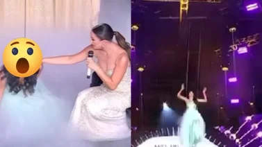 Miss Universe Latina: terrible accidente en vivo deja a candidata lesionada 