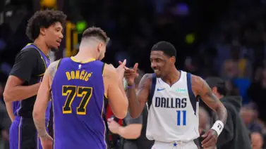 NBA: ¿Lo extraña? Kyrie Irving habla del increíble rendimiento de Luka Doncic en los entrenamientos NBA: ¿Lo extraña? Kyrie Irving habla del increíble rendimiento de Luka Doncic en los entrenamientos