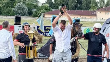 El MVP de la NBA Nikola Jokić visitó el círculo de ganadores este domingo  El MVP de la NBA Nikola Jokić visitó el círculo de ganadores este domingo