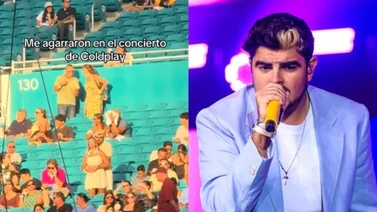 Jonathan Moly pillado en concierto de Coldplay ¡Otro más!