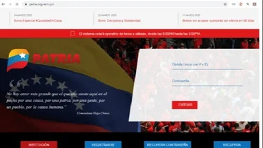 Sistema Patria: Sepa los bonos y montos que deposita este 31 de julio