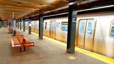 Así queda icónica estación del Metro de Nueva York por intensas lluvias (+Video)