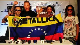 Metallica destina ayuda a los afectados por el doble terremoto en Venezuela