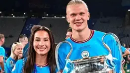 Novia de Erling Haaland le dedica un romántico mensaje tras eliminar a Brasil