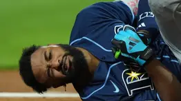 Las radiografías de Junior Caminero descartan fractura tras el susto en el Juego de Estrellas
