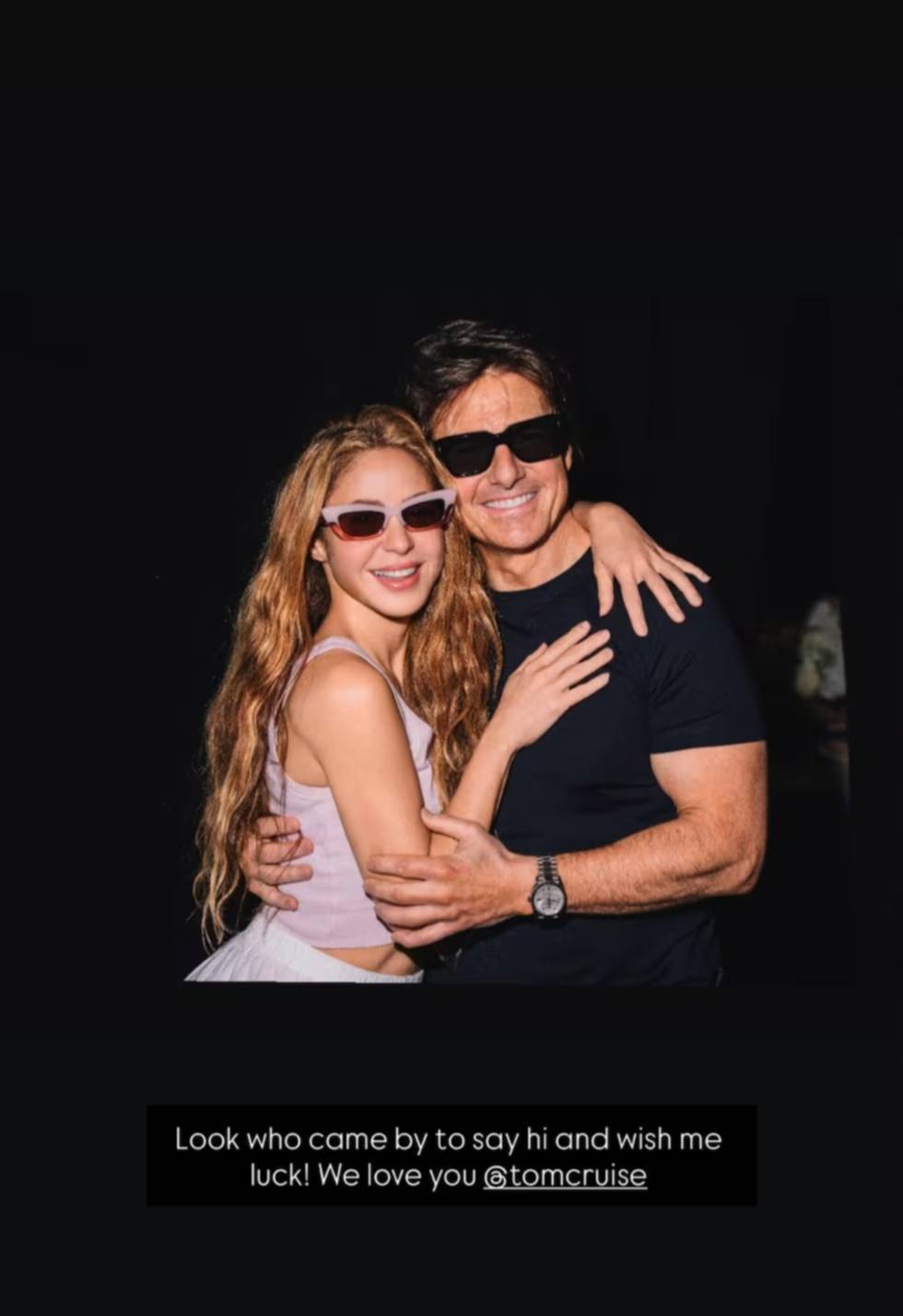 Shakira y Tom Cruise protagonizan un inesperado reencuentro en la final del Mundial 2026 Shakira y Tom Cruise protagonizan un inesperado reencuentro en la final del Mundial 2026