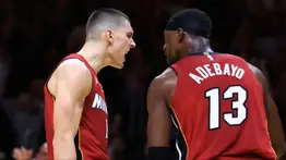 "Las redes sociales tienen consecuencias": Pat Riley analiza el altercado entre Bam Adebayo y Tyler Herro