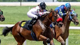 Johanis Aranguren pegó el posible último gran batacazo en este hipódromo de Estados Unidos