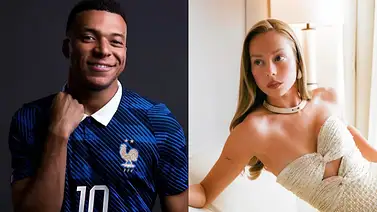 Kylian Mbappé y Ester Expósito viven un intenso beso en un club nocturno Kylian Mbappé y Ester Expósito viven un intenso beso en un club nocturno