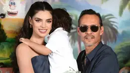 Así recibió el hijo de Nadia Ferreira y Marc Anthony a su hermanita Myla 