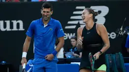 Us Open: ¡Qué dupla! Aryna Sabalenka y Novak Djokovic se unen para el nuevo formato de dobles