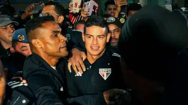 James Rodríguez desata la euforia durante su llegada a Brasil (+Video) James Rodríguez desata la euforia durante su llegada a Brasil (+Video)