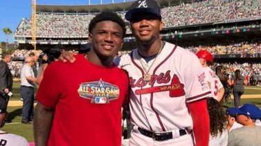 MLB: Ronald Acuña le da la bienvenida a la Liga Nacional a su hermano Luisangel (+Foto)