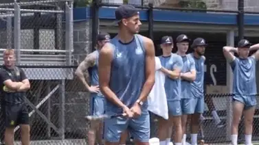 Vea la emoción de los jugadores del Newcastle al jugar beisbol (+video) Vea la emoción de los jugadores del Newcastle al jugar beisbol (+video)