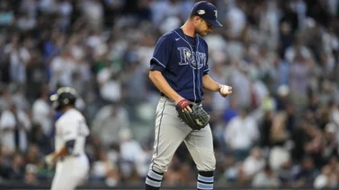 MLB: El as de la rotación de los Rays entró a la lista de lesionados por esta razón