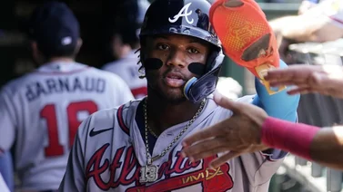 MLB: Mira el triple impulsor de Ronald Acuña en el triunfo parcial de Atlanta (+Video)