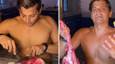 Él es Gianpiero Fusco, el 'tiktoker' venezolano que es criticado por comer carne cruda