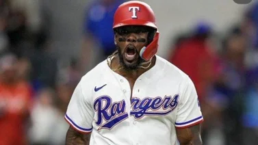 MLB: Adolis García pone cifras definitivas con este enorme cuadrangular (+ Video)