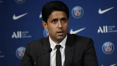 Presidente del PSG le lanzó una "punta" a Mbappé durante la presentación del nuevo delantero del equipo Presidente del PSG le lanzó una "punta" a Mbappé durante la presentación del nuevo delantero del equipo