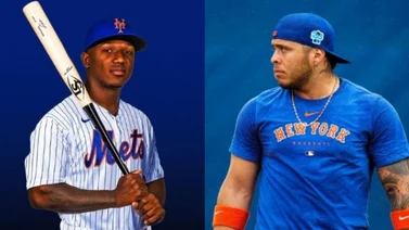 MLB: Francisco Álvarez recibió a Luisangel Acuña en los Mets con este mensaje (+Tweet)