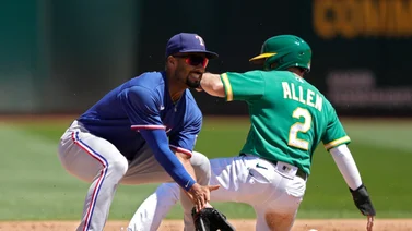 MLB: Atléticos de Oakland pusieron fin a la racha de victorias de los Rangers de Texas