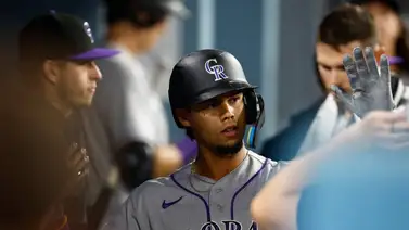 MLB: Ezequiel Tovar abre el marcador con este largo batazo (+ Video) MLB: Ezequiel Tovar abre el marcador con este largo batazo (+ Video)