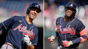 Ronald Acuña Jr. y Matt Olson son dos de los máximos jonroneros de Atlanta Ronald Acuña Jr. y Matt Olson son dos de los máximos jonroneros de Atlanta