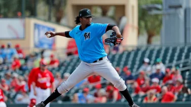 MLB: Edward Cabrera muestra mejorías en su comando