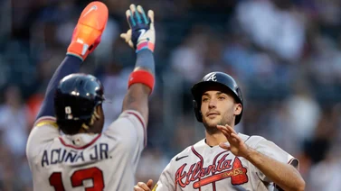 MLB: Esto es lo que dice Matt Olson de su compañero Ronald Acuña Jr.