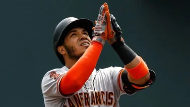 MLB: ¡Festival criollo! Thairo Estrada también se fue para la calle (+video)